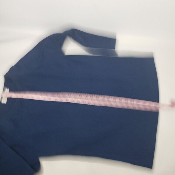 Rino Rossi Knit Sweater Blue Women's Large 100% Cotton Long Sleeve - Picture 12 of 14